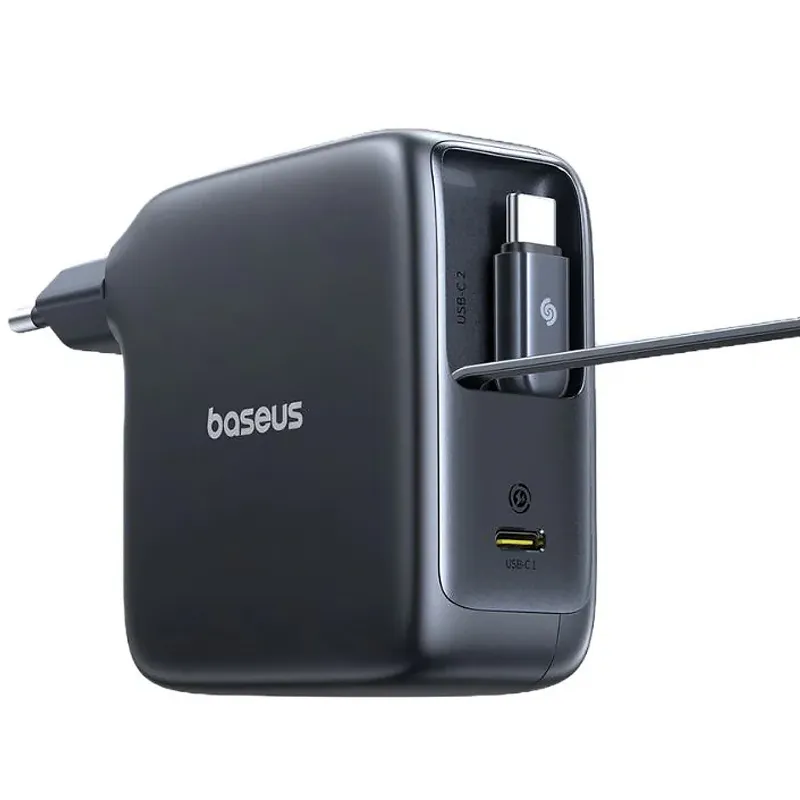МЗП Baseus EnerCore CJ21 PD67W with retractable cables Cosmic Black — фото 3