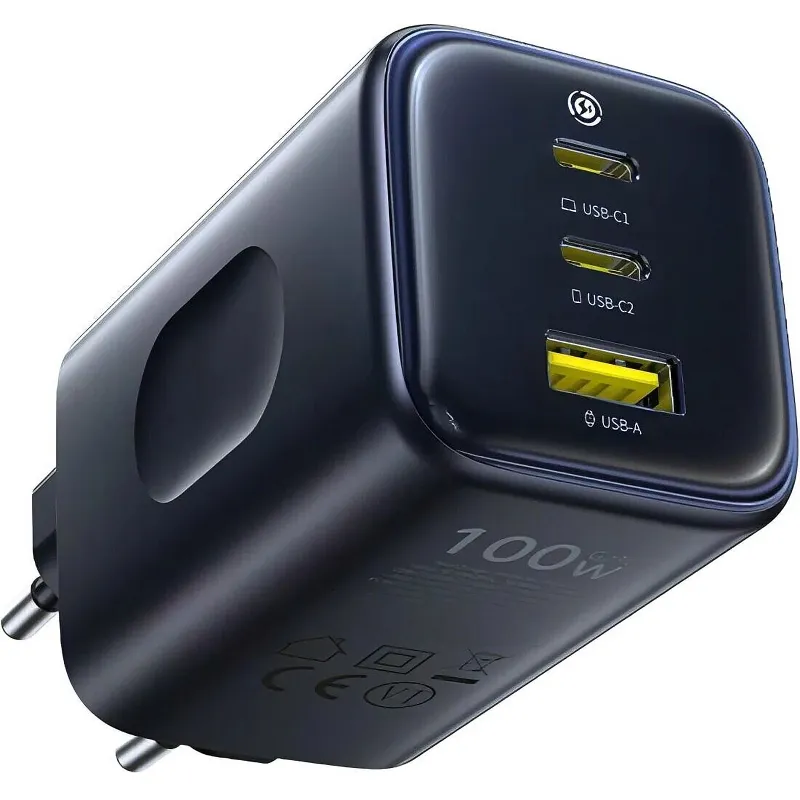 МЗП Baseus PicoGo AE11 Fast Charger 100W (1USB-A/2C) (E01214) Cosmic Black