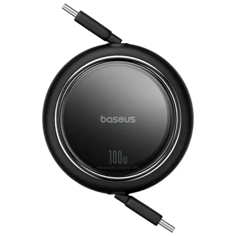 Дата кабель Baseus Free2Draw Mini Retractable Type-C to Type-C 100W Cluster Black