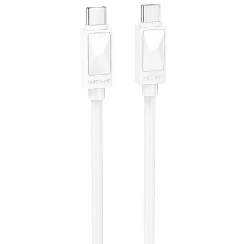 Дата кабель Borofone BX109 Type-C to Type-C 60W White