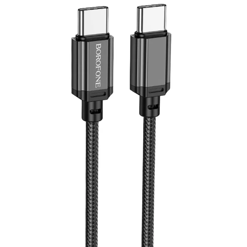 Дата кабель Borofone BX87 Type-C to Type-C 60W Black