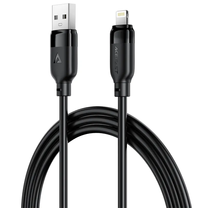 Дата кабель Acefast C16-06 USB to Lightning 2.4A Black — фото 2