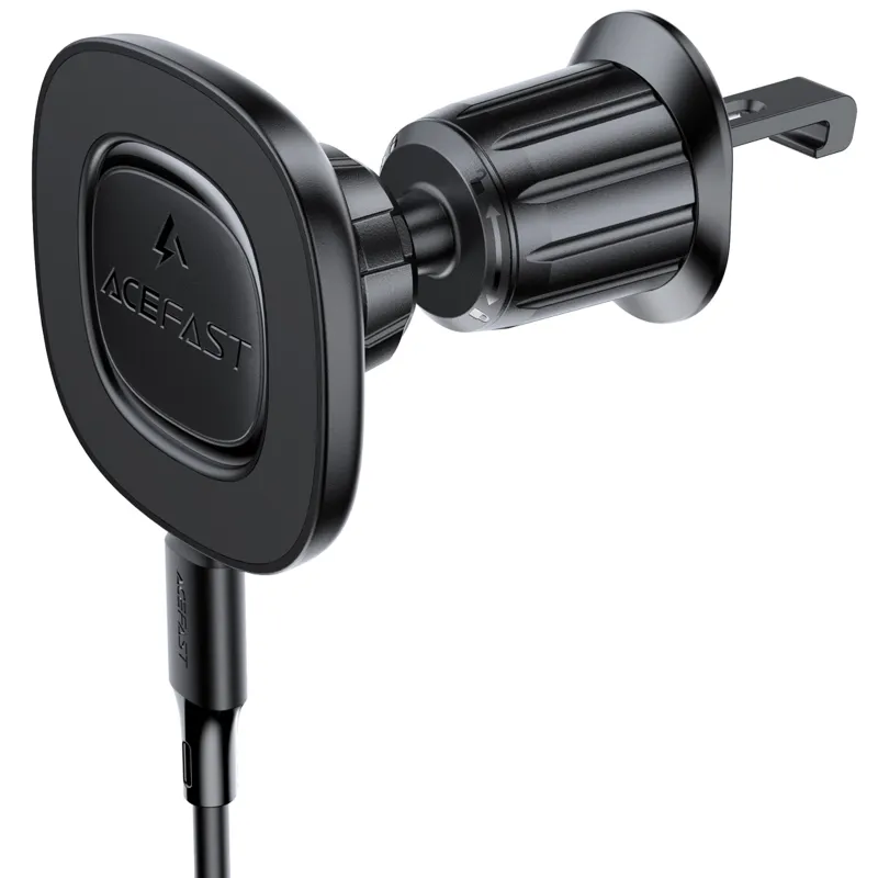 Автотримач з БЗП Acefast D46 QI2 Magnetic Charging 15W Black