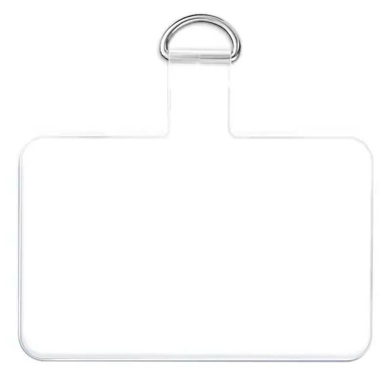 Вставка TPU для шнурка широкая Clear