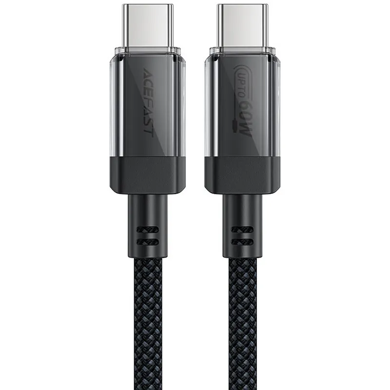 Дата кабель Acefast C12-03 Type-C to Type-C 60W Black