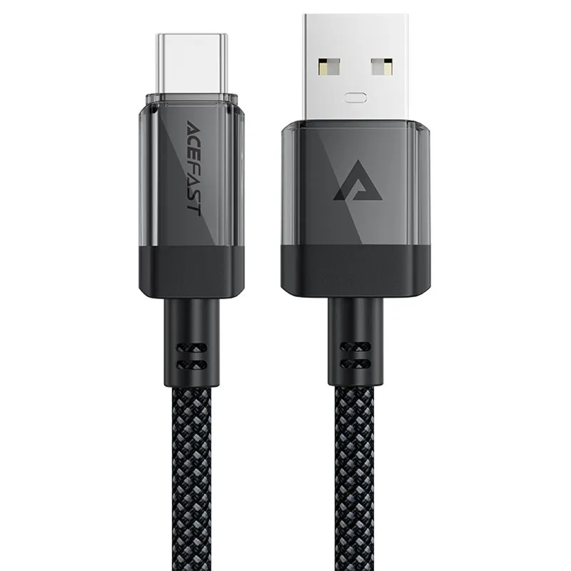 Дата кабель Acefast C12-04 USB to Type-C 3A Black