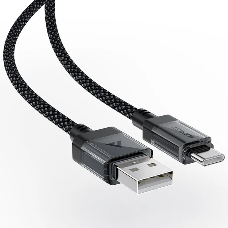 Дата кабель Acefast C12-04 USB to Type-C 3A Black — фото 3