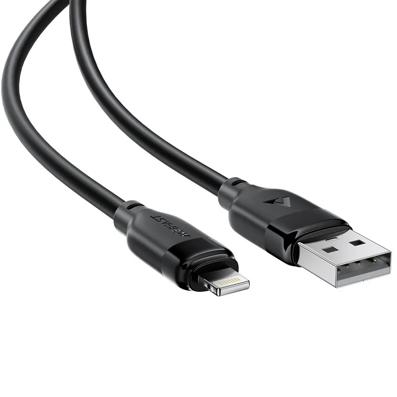 Дата кабель Acefast C16-02 USB to Lightning 2.4A Black — фото 4