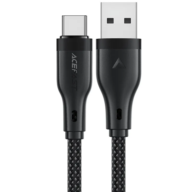 Дата кабель Acefast C8-04 USB to Type-C 3A Black
