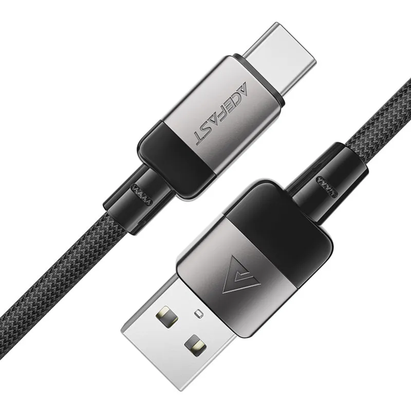 Дата кабель Acefast C9-04 USB to Type-C 3A Black — фото 3