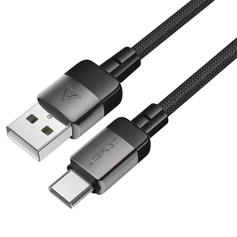 Дата кабель Acefast C9-04 USB to Type-C 3A Black — фото 4