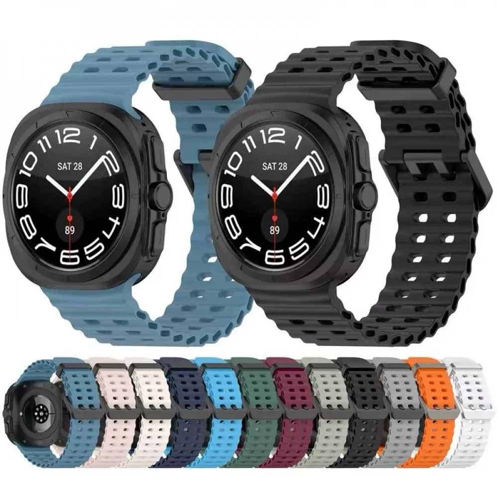 Ремінець Ocean band — Watch Ultra 7/ Ultra 8 — Black — фото 2