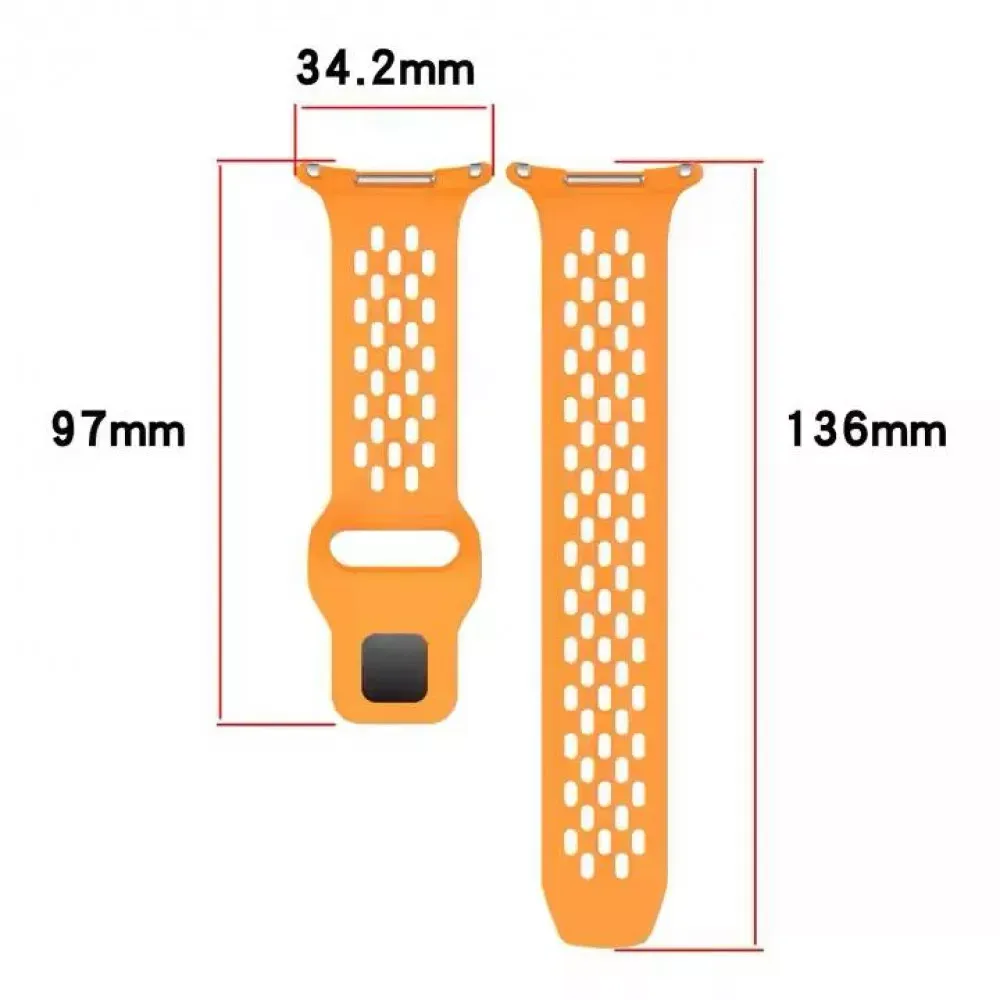 Ремінець Perforation band — Watch Ultra 7/ Ultra 8 — Black — фото 3