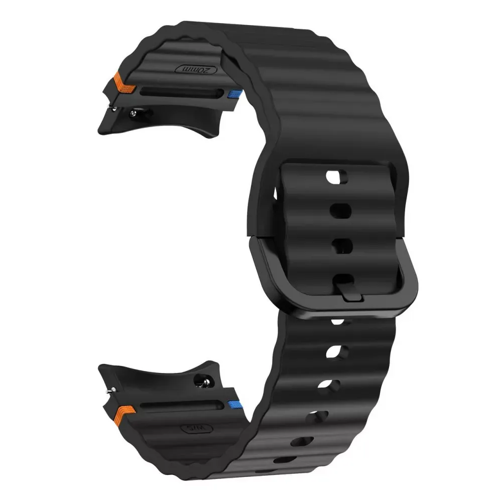 Ремінець Silicone band — Watch Ultra 7/ Ultra 8 — Black — Различные Watch 7 Ultra, Watch 8 Ultra