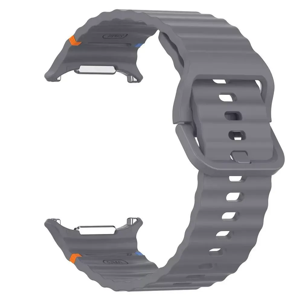 Ремінець Silicone band — Watch Ultra 7/ Ultra 8 — Dark Grey — Различные Watch 7 Ultra, Watch 8 Ultra