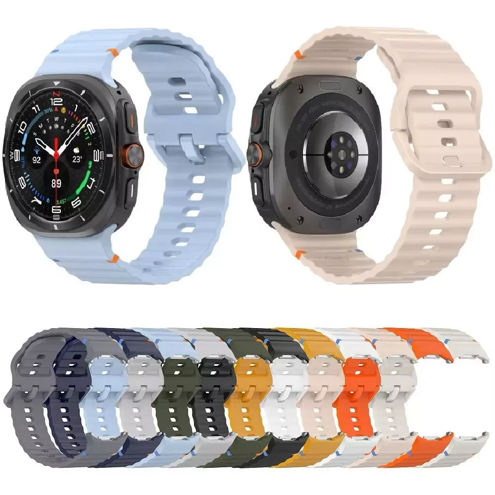 Ремінець Silicone band — Watch Ultra 7/ Ultra 8 — Dark Grey — фото 2