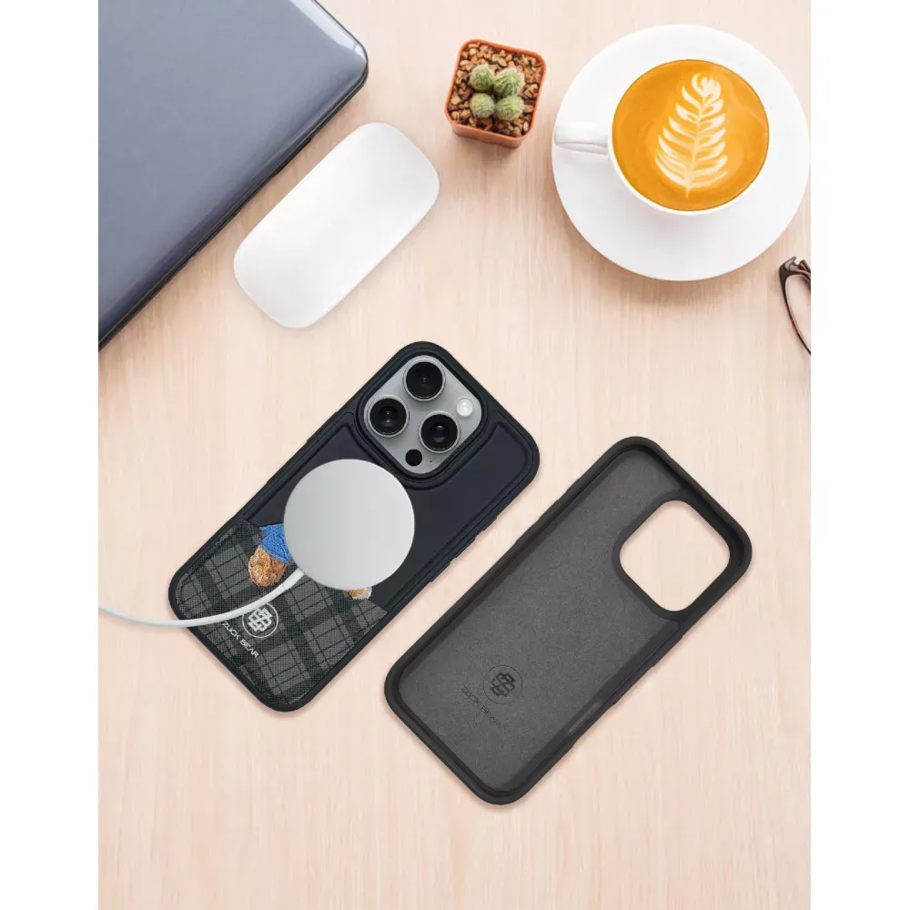 Polo Darren Leather Case with Magsafe iPhone 16 Pro — Black - фото 7