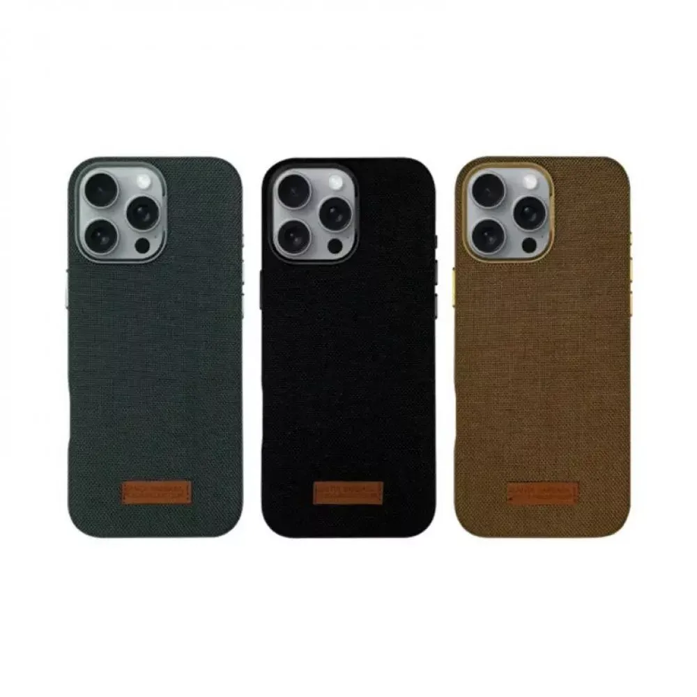 Polo Leonard Leather Case iPhone 16 Pro — Grey - фото 3