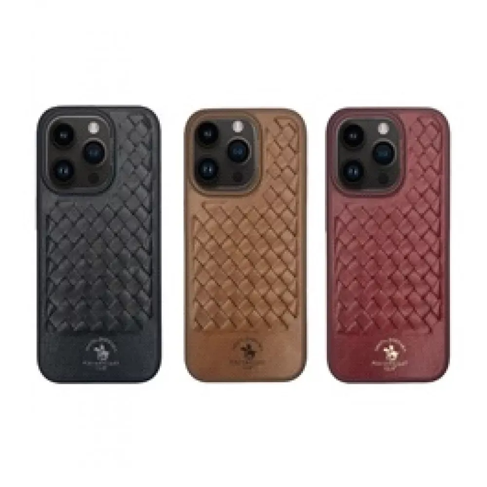 Polo Ravel Leather Case iPhone 15 Plus — Black - фото 3