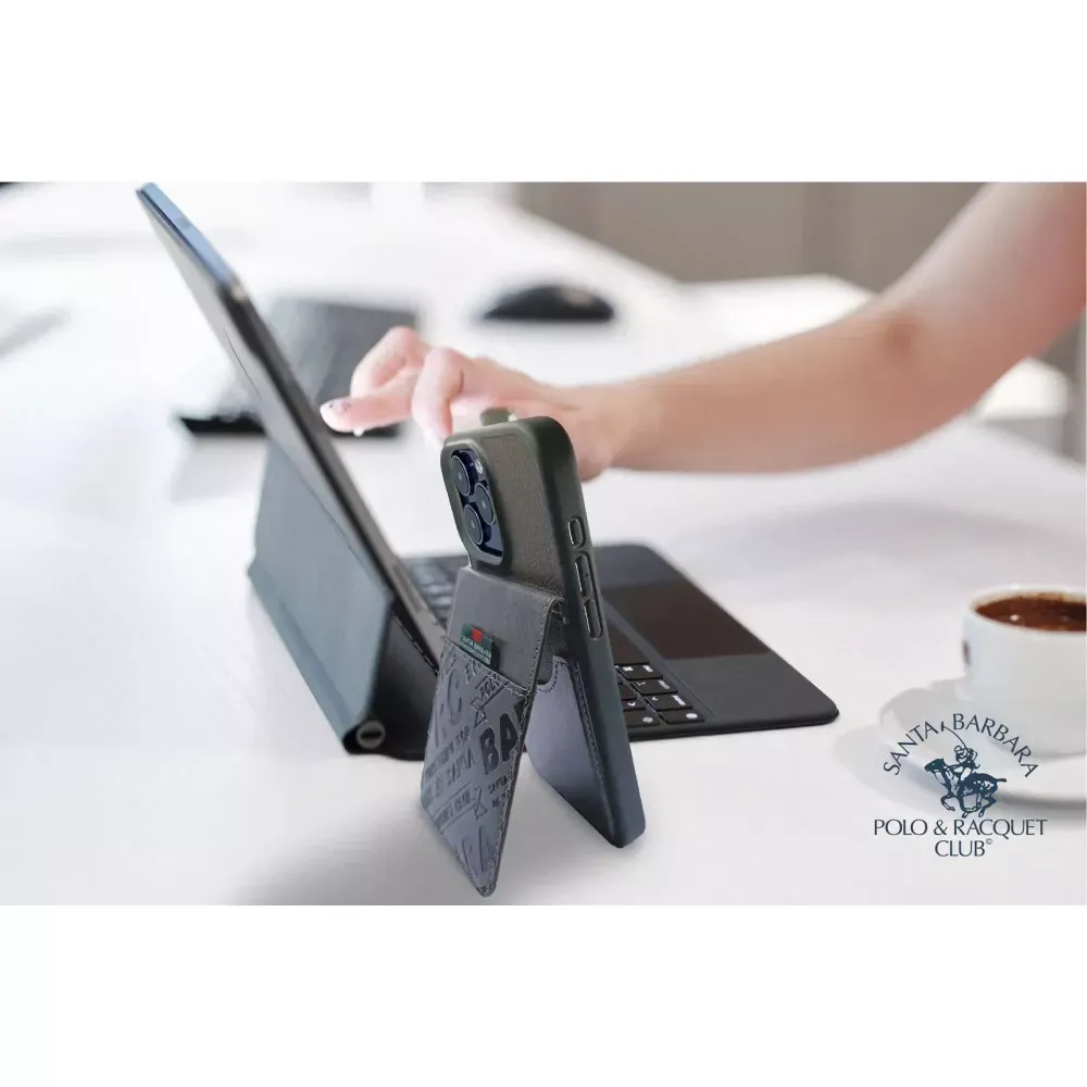 Polo Timothy Leather Case iPhone 15 — Black - фото 5