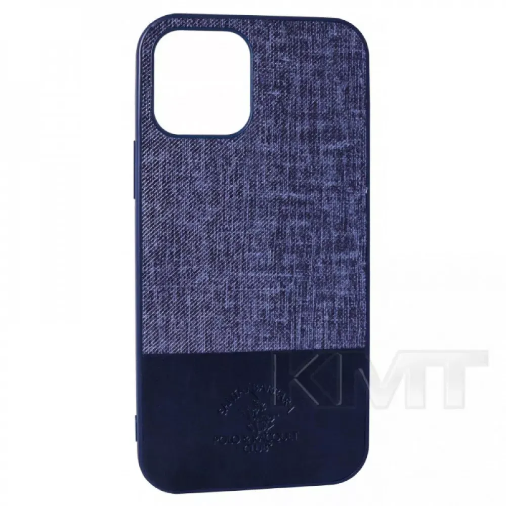 Polo Virtuoso Leather Case iPhone 13 6.1"  — Navy Blue — Polo Apple iPhone 13 6.1"