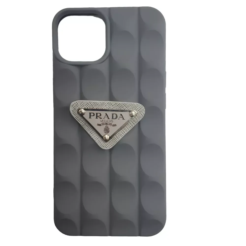 Prada TPU Case iPhone 13 6.1" — Gray — Различные Apple iPhone 13 6.1"