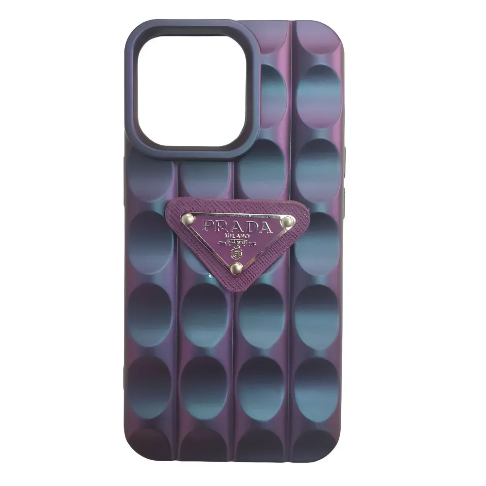 Prada TPU Case iPhone 15 Pro 6.1" — Purple — Различные Apple iPhone 15 Pro