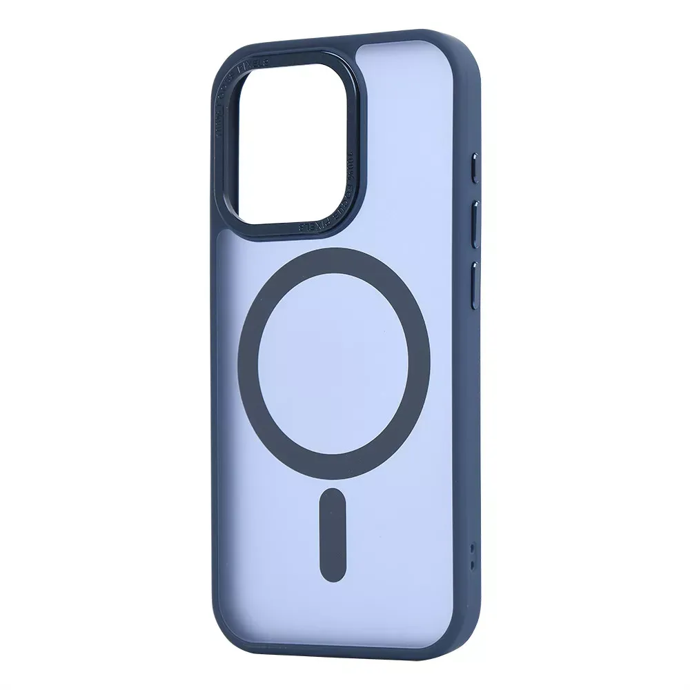 OC Matte Case With MagSafe iPhone 15 Plus — Dark Blue - фото 4