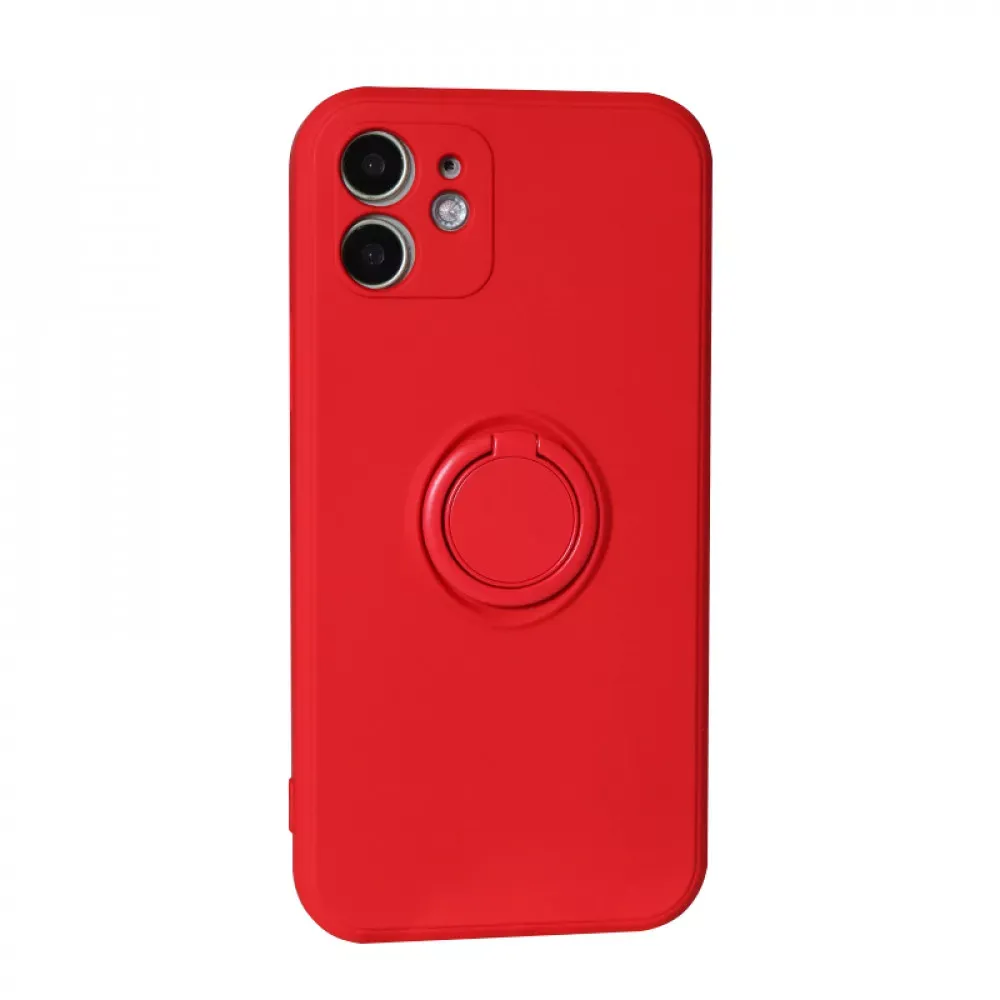 Ring Silicone Case iPhone 12 6.1" — Brick - фото 4