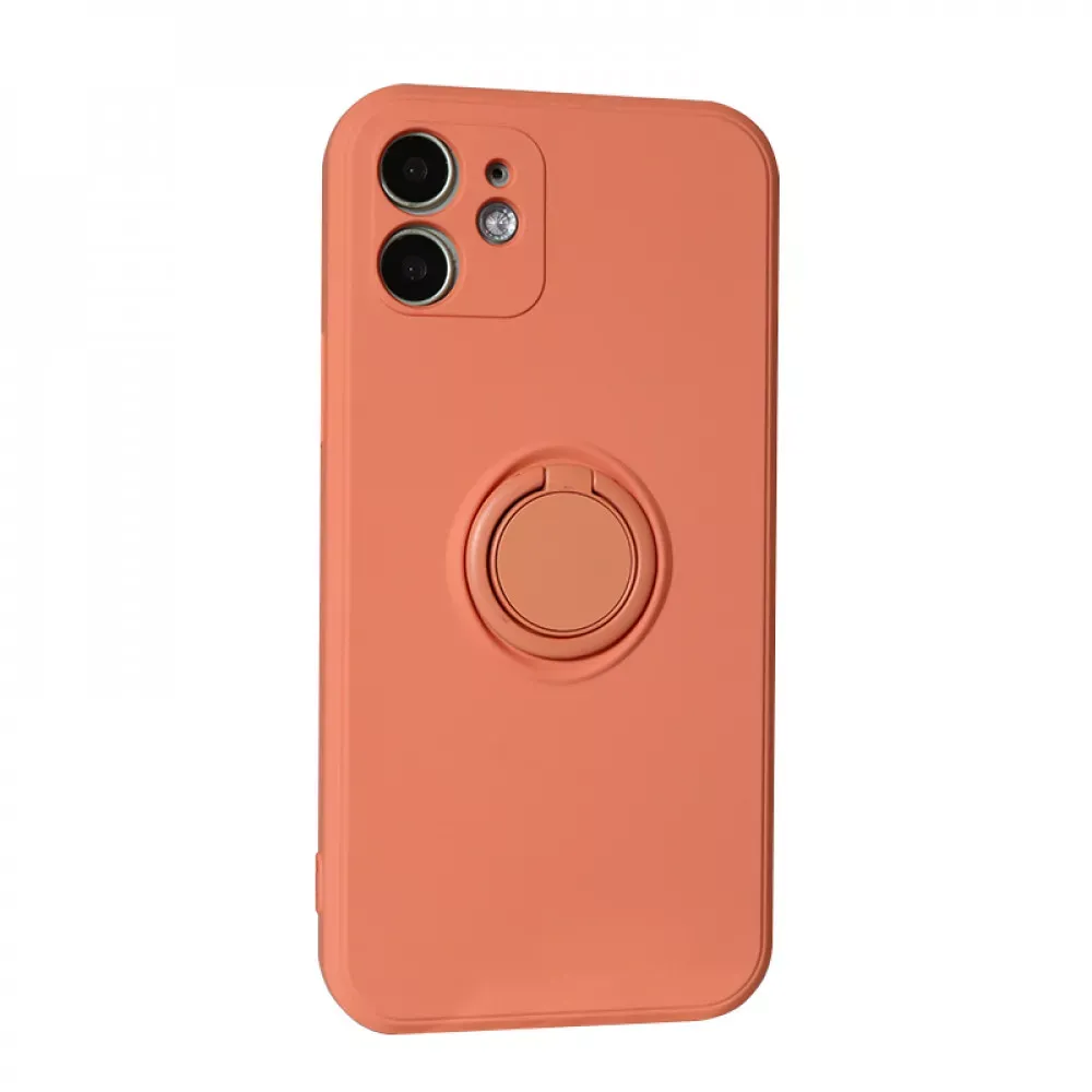 Ring Silicone Case iPhone 12 6.1" — Peach — Различные Apple iPhone 12 6.1"