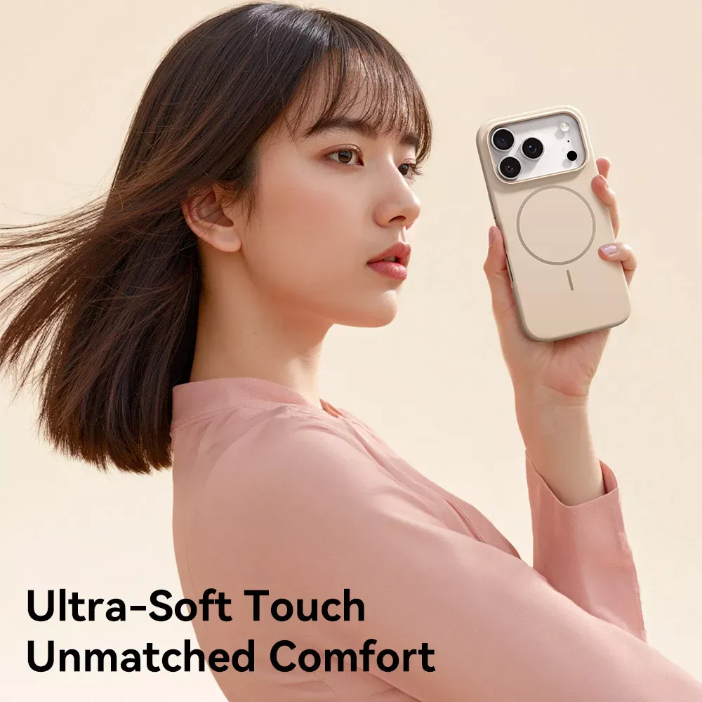 Rock Armor Matte Series TPU Case with Magsafe — iPhone 17 Pro Max — Black - фото 5