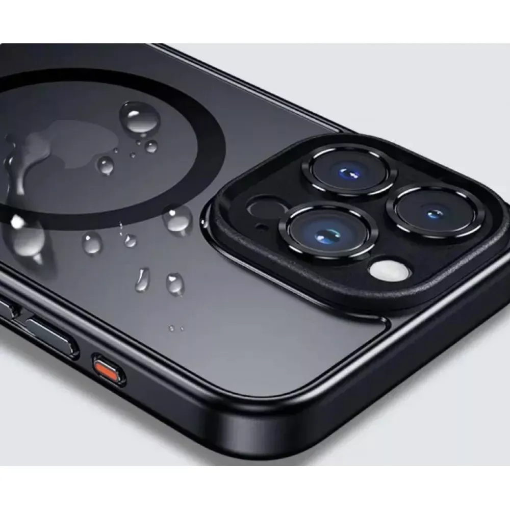 Rock Guard Anti-drop Series TPU Case with Magsafe iPhone 15 Pro — Titanium Blue — фото 5