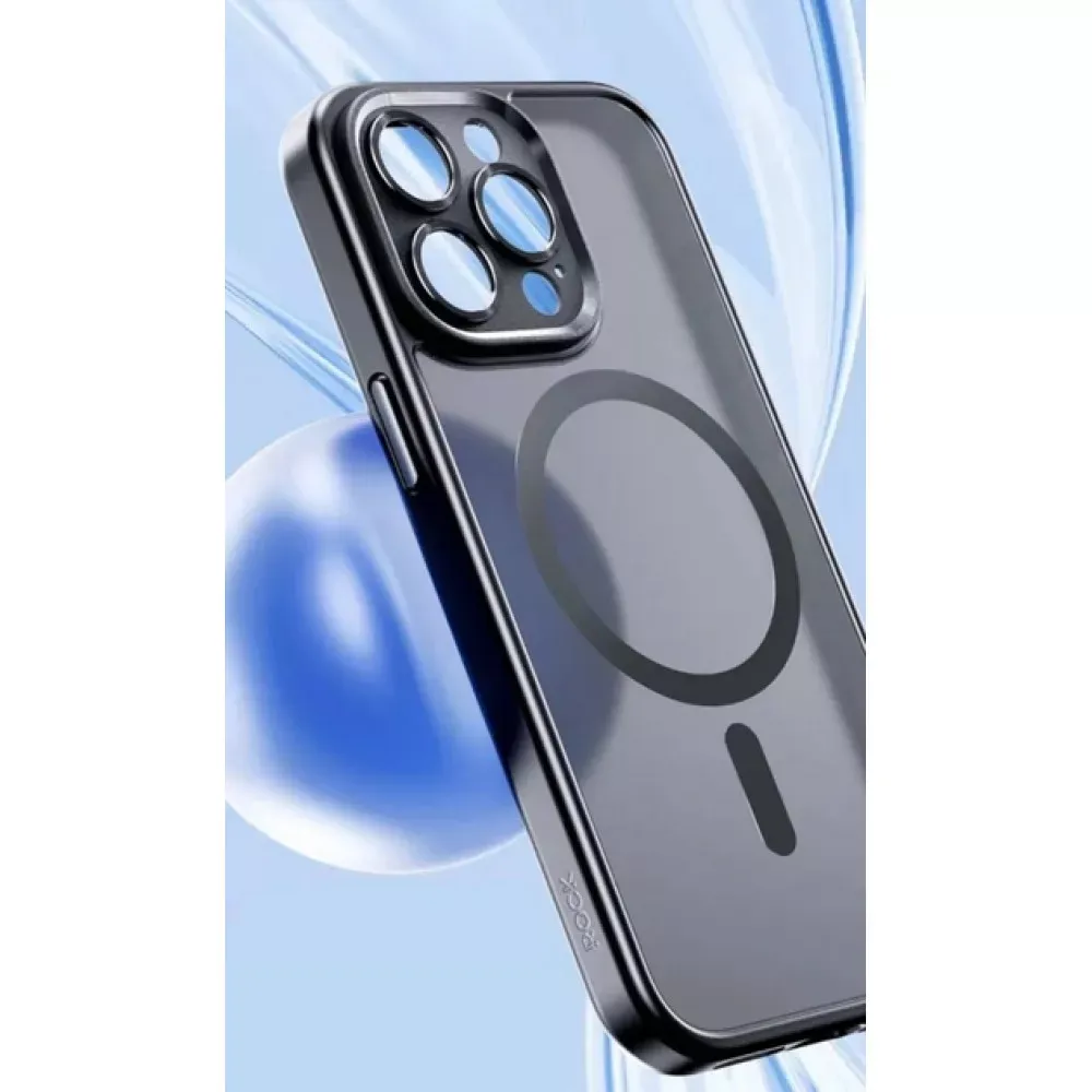 Rock Guard Anti-drop Series TPU Case with Magsafe iPhone 15 Pro — Titanium Blue — фото 6