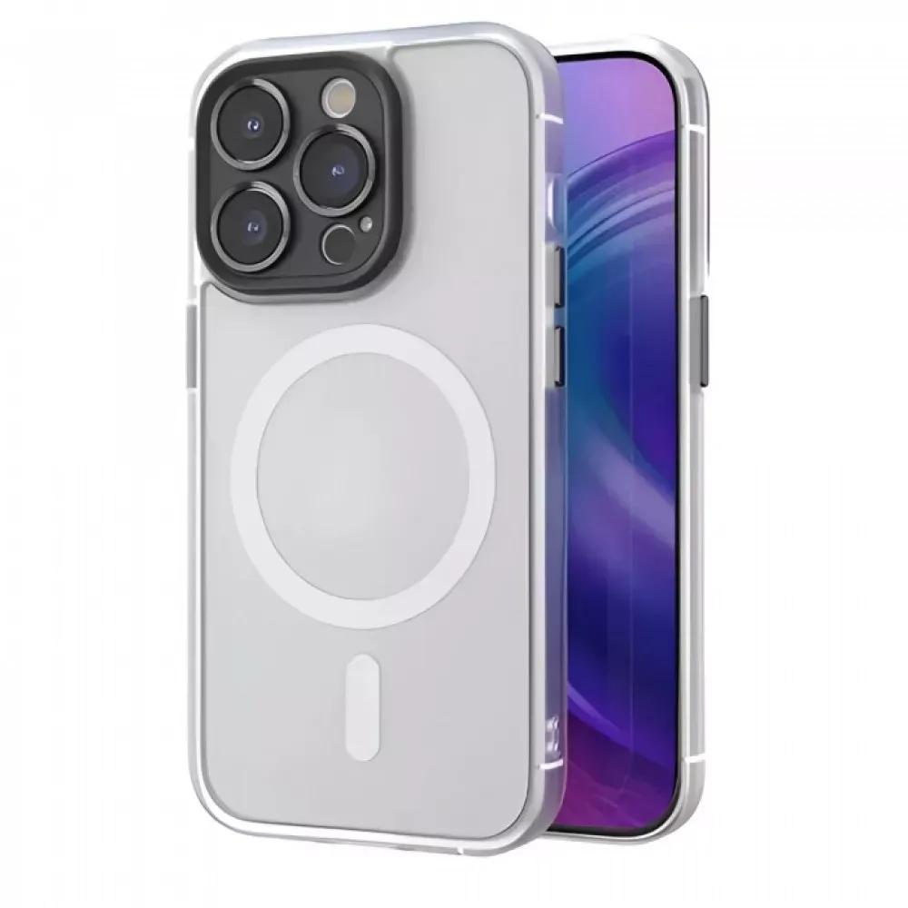 Rock Guard Anti-drop Series TPU Case with Magsafe iPhone 15 — White — Rock Apple iPhone 15