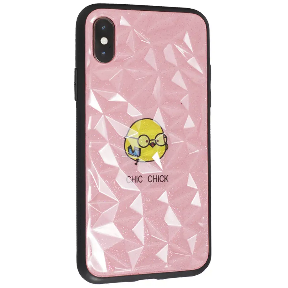 Romb Glass With Print TPU Case iPhone 7; iPhone 8 — Chic