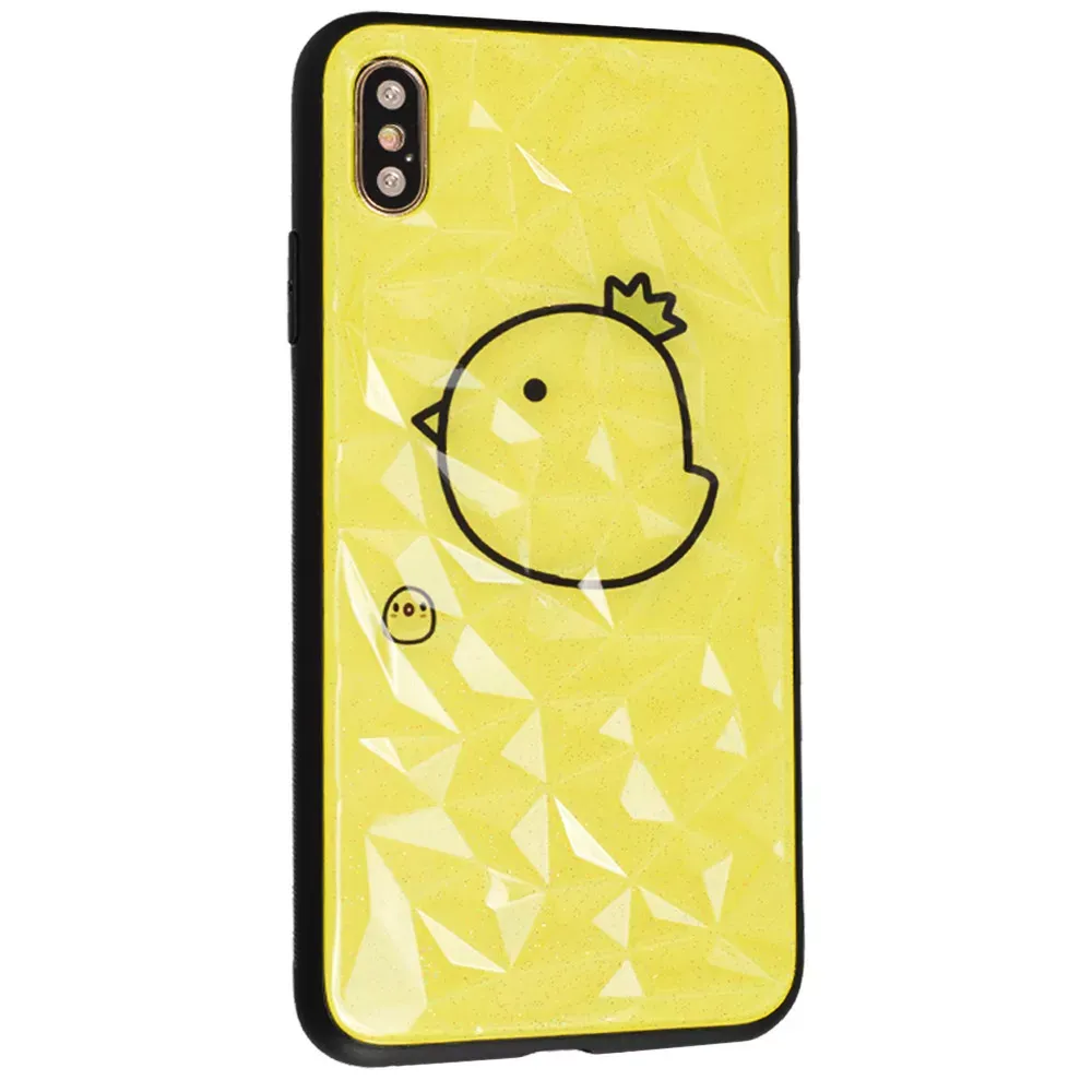 Romb Glass With Print TPU Case iPhone 7; iPhone 8 — Chiken