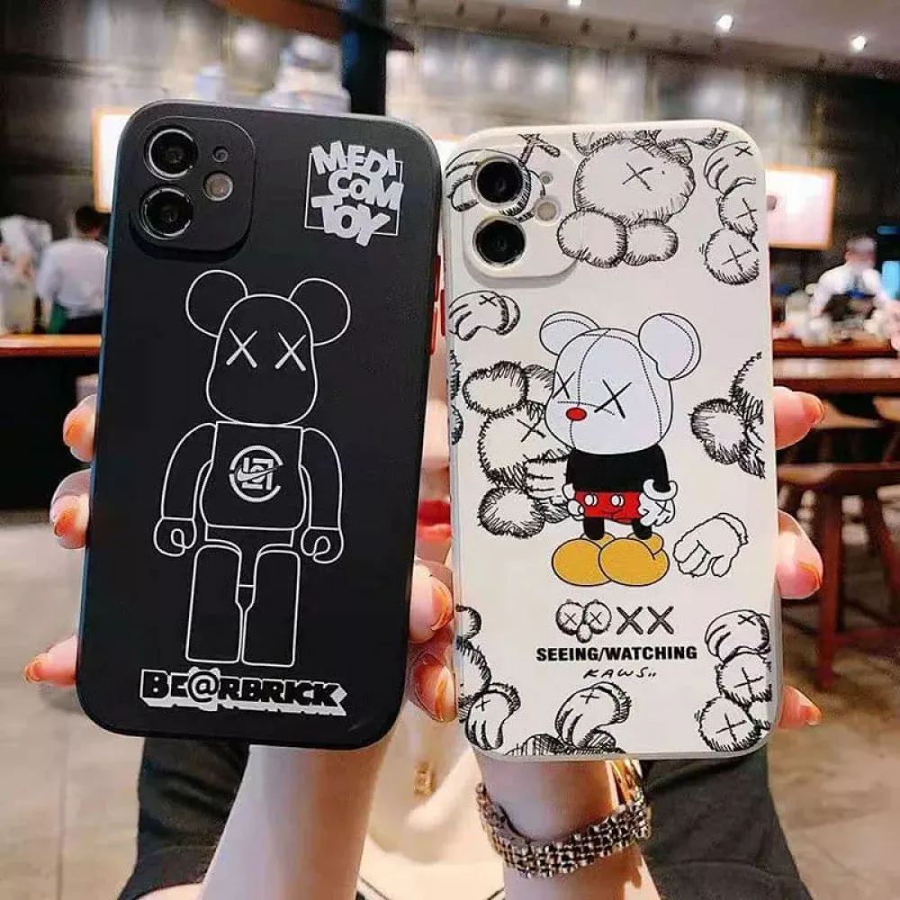 Silicone Cool Cartoon Mouse TPU Case iPhone 12 6.1" — Design 2 - фото 3