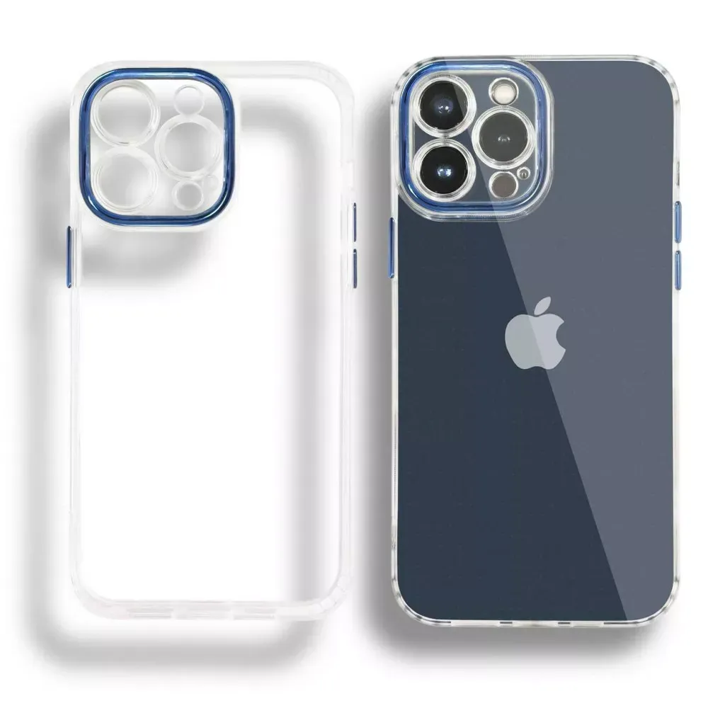 Skin TPU Case  iPhone 12/12 Pro — Blue — Различные Apple iPhone 12 6.1", Apple iPhone 12 Pro 6.1"