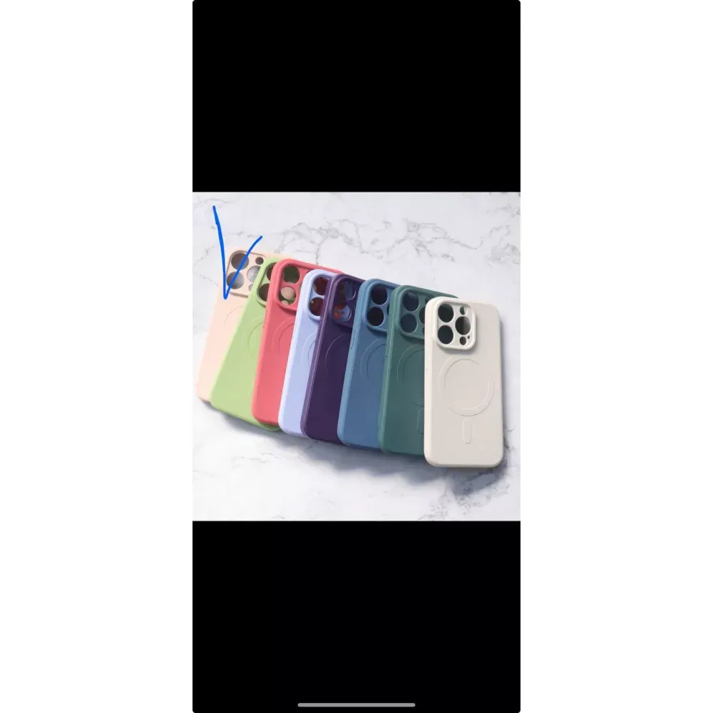 Soft touch magsafe case 14 Pro Max — Pink sand — Различные Apple iPhone 14 Pro Max 6.7"