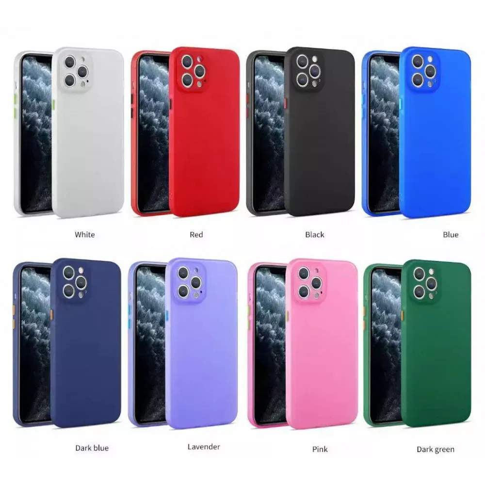 Soft Touch TPU Case iPhone 12 6.1" — Black - фото 3