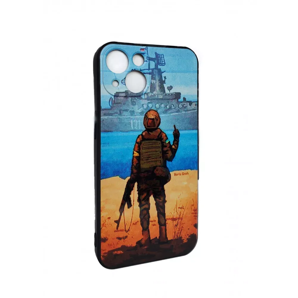 Soft Touch TPU Case with print iPhone 13 Pro — Соняшник - фото 3