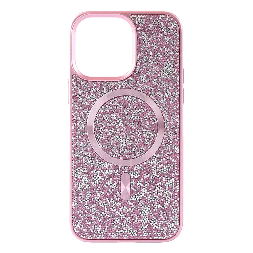 Swarovski Case with MagSafe iPhone 14 Pro — Pink - фото 4