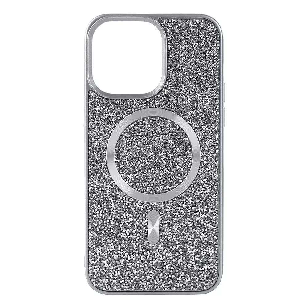 Swarovski Case with MagSafe iPhone 14 Pro — Titanium Gray - фото 4
