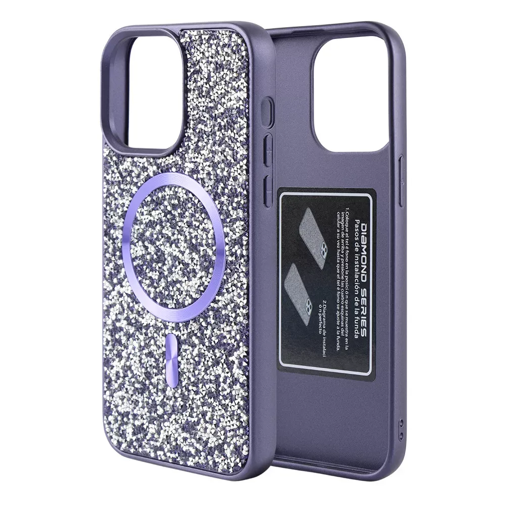 Swarovski Case with MagSafe iPhone 16  — Purple — Apple Apple iPhone 16