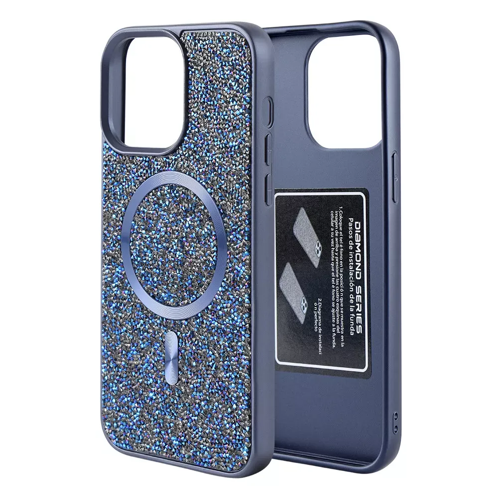 Swarovski Case with MagSafe iPhone 16 Pro — Blue — Apple Apple iPhone 16 Pro
