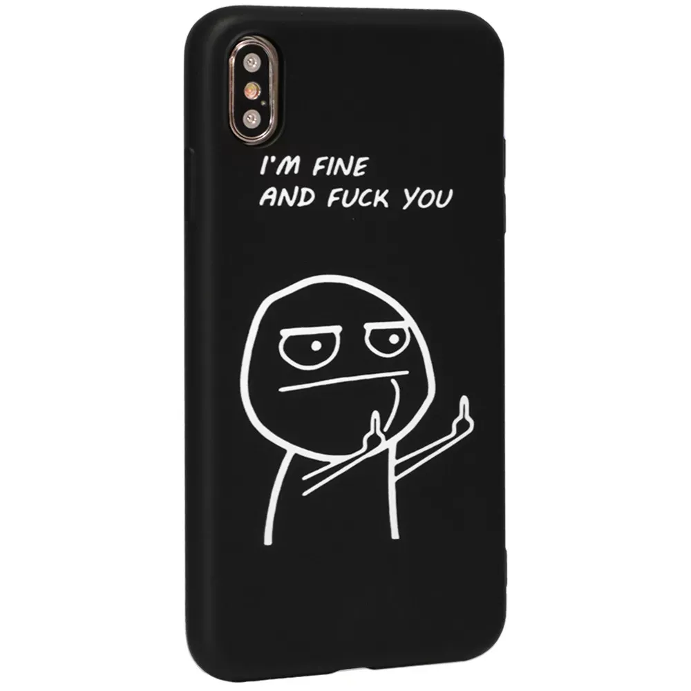 Viva Print Case  iPhone XS Max — 15 i ' m fine — Различные Apple iPhone Xs Max