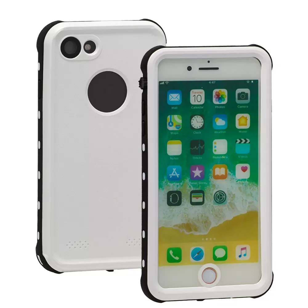 Waterproof TPU Case iPhone 7 ; 8 — White — Различные Apple iPhone 7, Apple iPhone 8