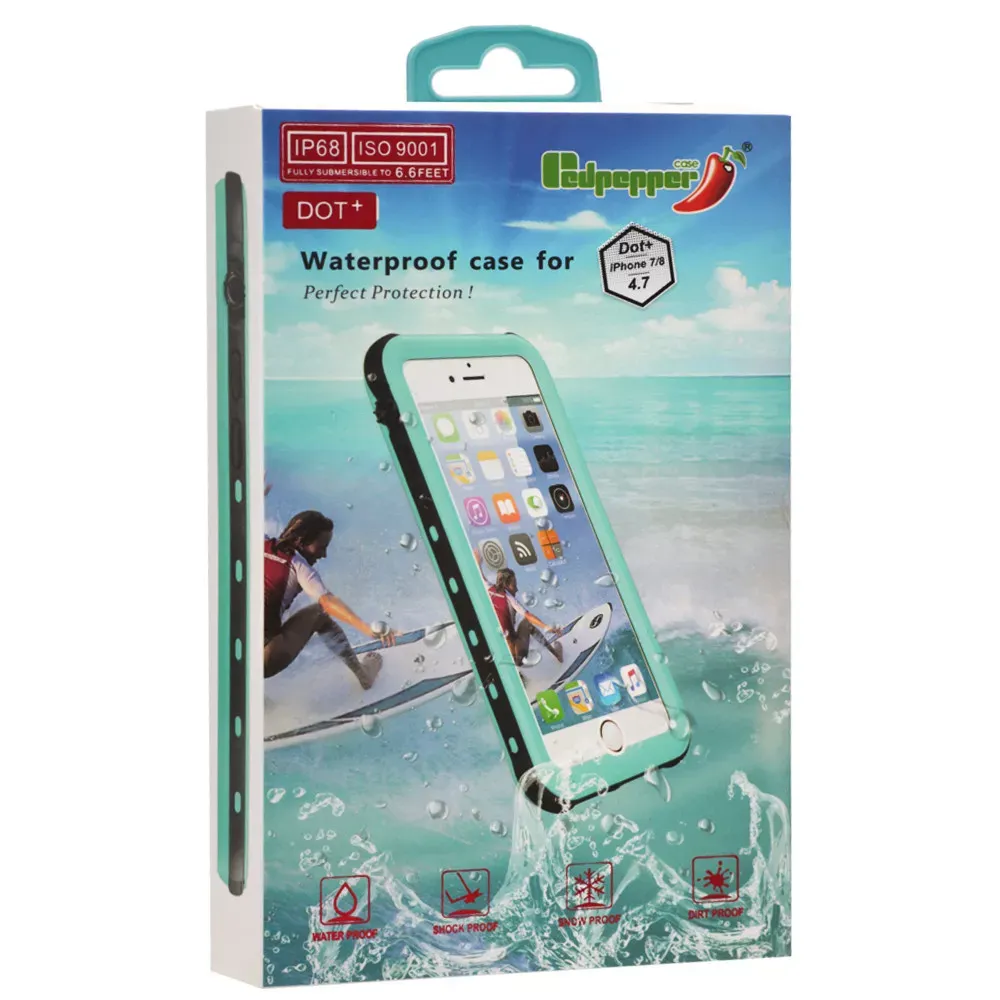 Waterproof TPU Case iPhone 7 ; 8 — White - фото 3