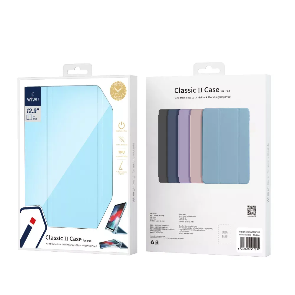 WiWU Classic II Case — iPad Air 10.9 / 11 — Light Blue — фото 3