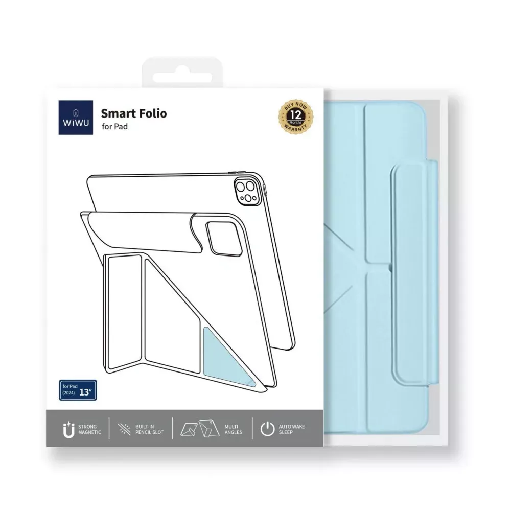 WiWU Smart Folio iPad Case — iPad Pro 11" (2024)  — Gray - фото 3